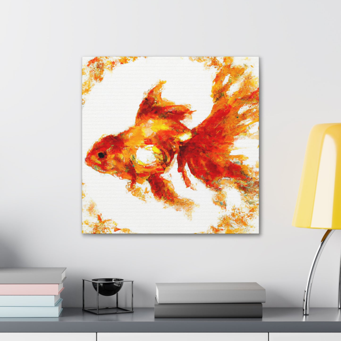 "A Golden Fish Dream" - Canvas