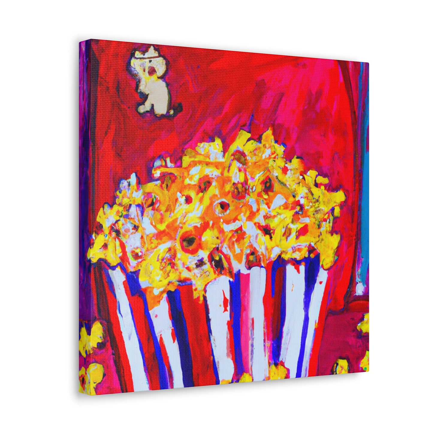 "Popcorn in Abstraction" - Canvas