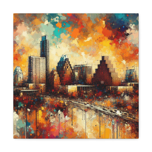 "Texan Tapestry Unveiled" - Canvas