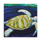 "Sea Turtle Dreamscape" - Canvas