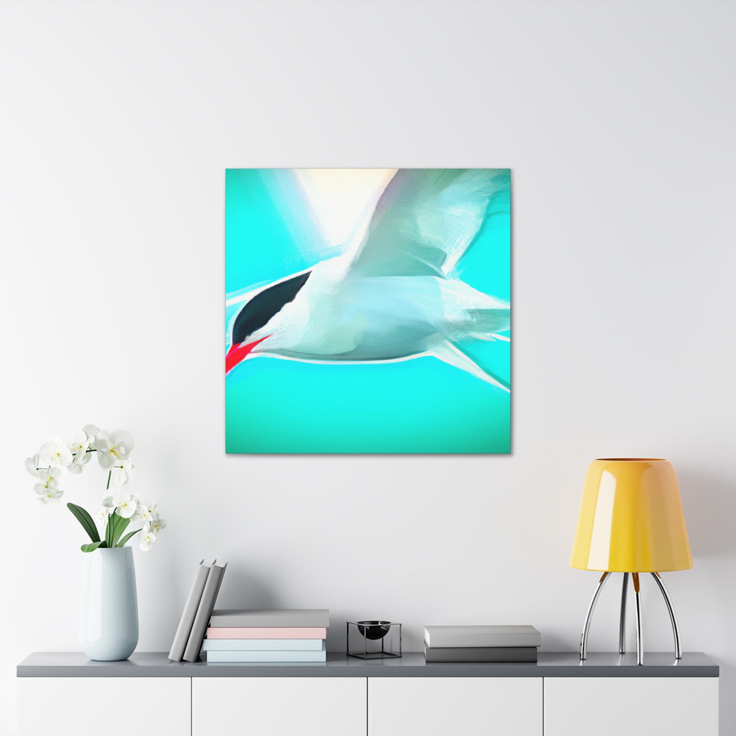 "Arctic Tern Migration". - Canvas