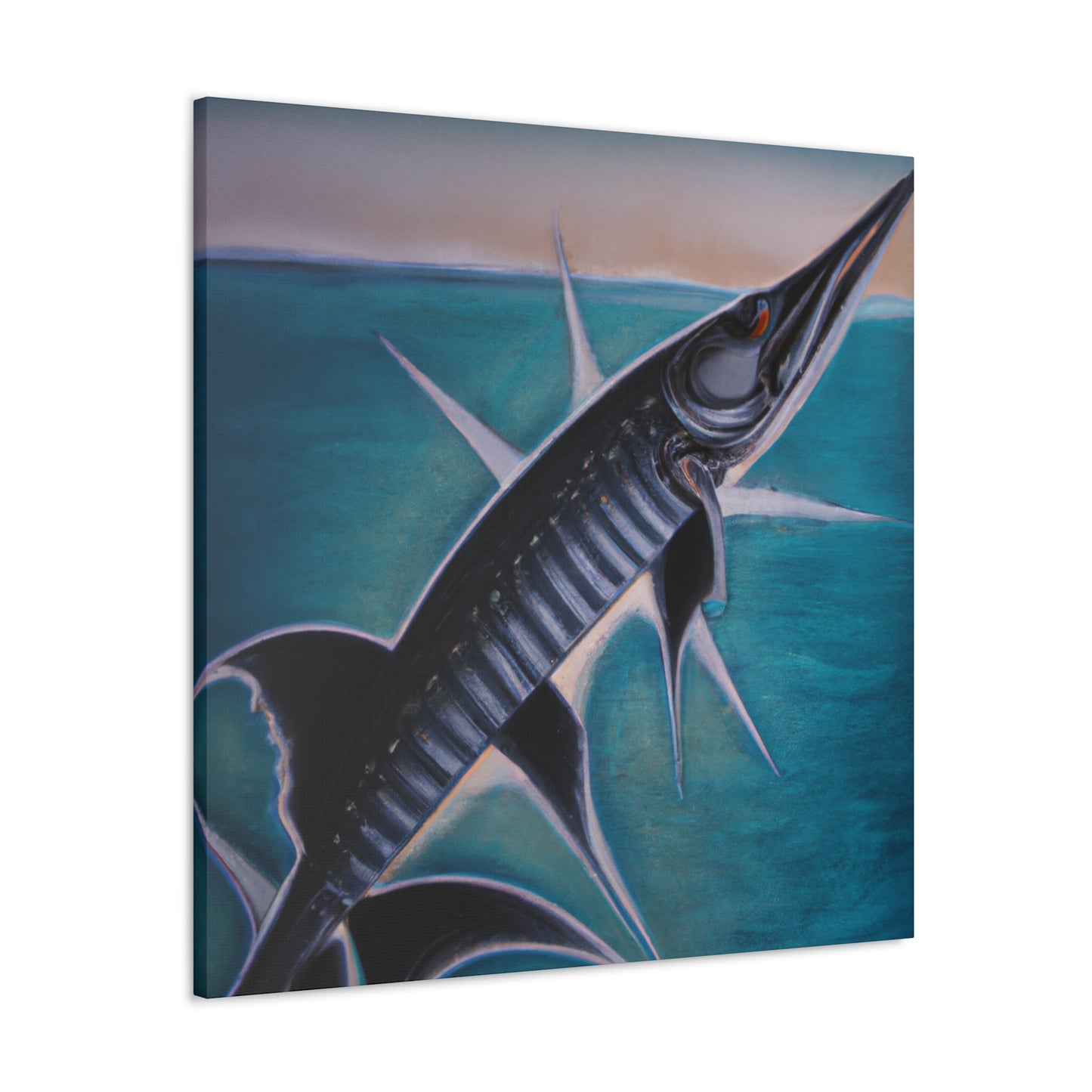 "Barracuda's Art Deco". - Canvas