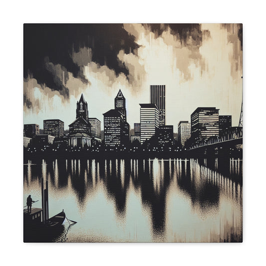 "Popsicle Cityscape Dreams" - Canvas