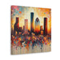 Vibrant Houston Vortex - Canvas