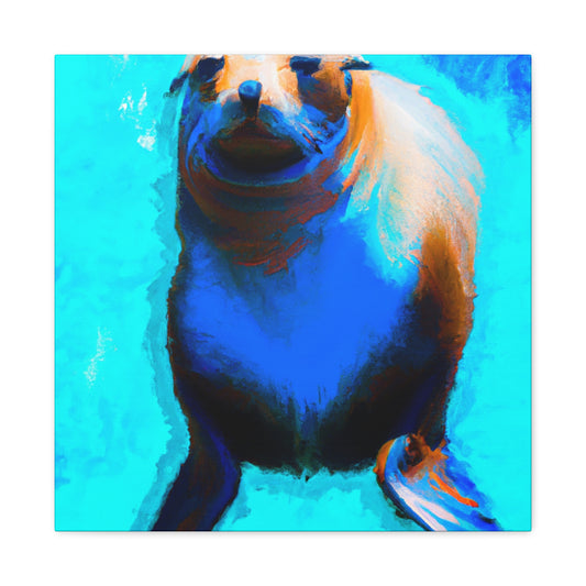 "Sea Lion By Sea." - Canvas