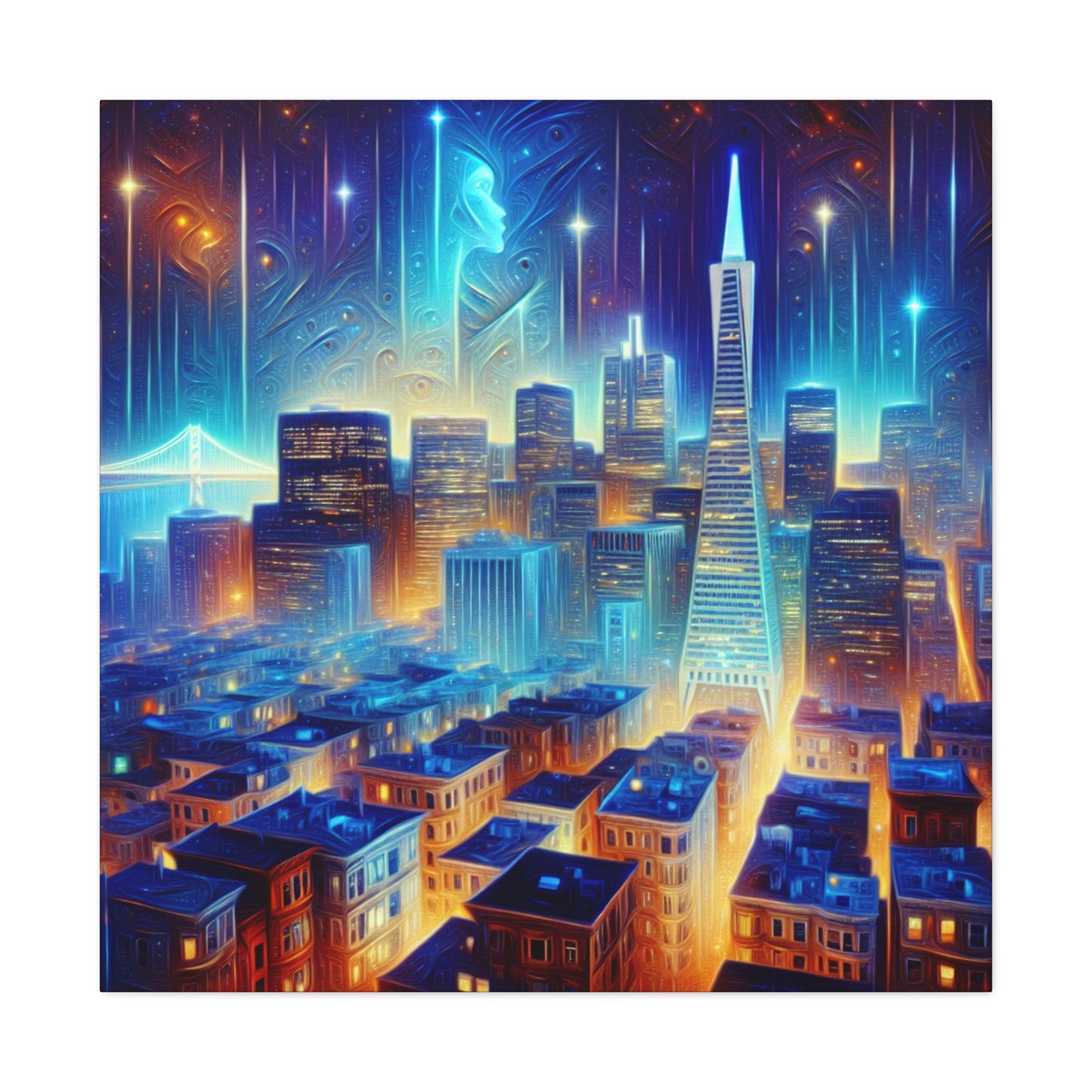 Mystical City Reverie - Canvas