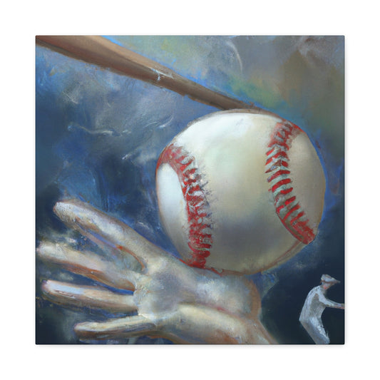 "Baseball in Hyperrealism" - Canvas