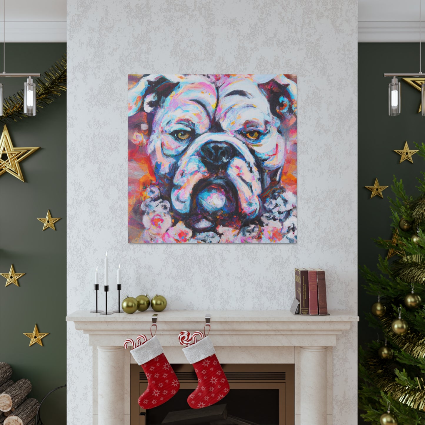 "American Bulldog Glory" - Canvas