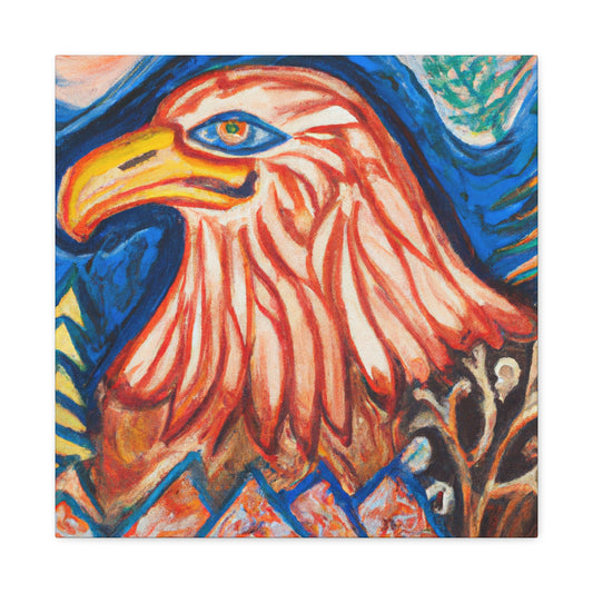 "Bald Eagle's Majestic Flight" - Canvas