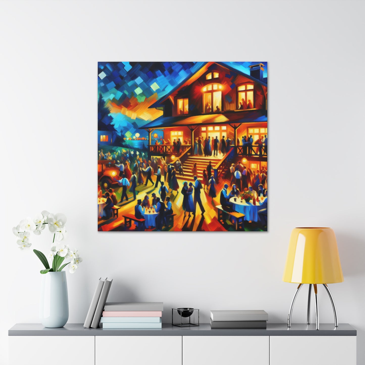 Euphoric Garden Gathering - Canvas