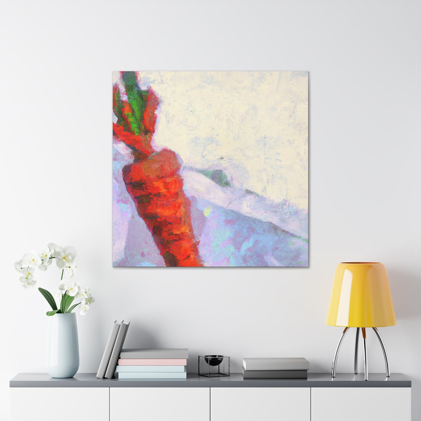 Carrot Vibrancy Abound - Canvas