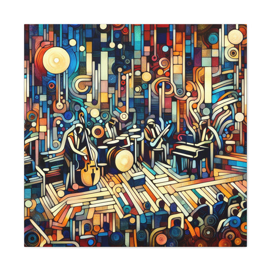 Echoes of Jazz Nights - Canvas