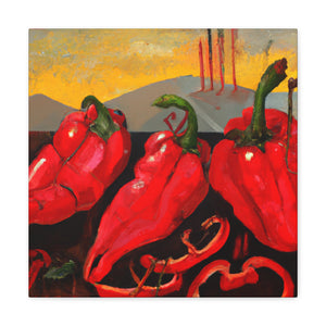 "Peppers in Illumination" - Canvas