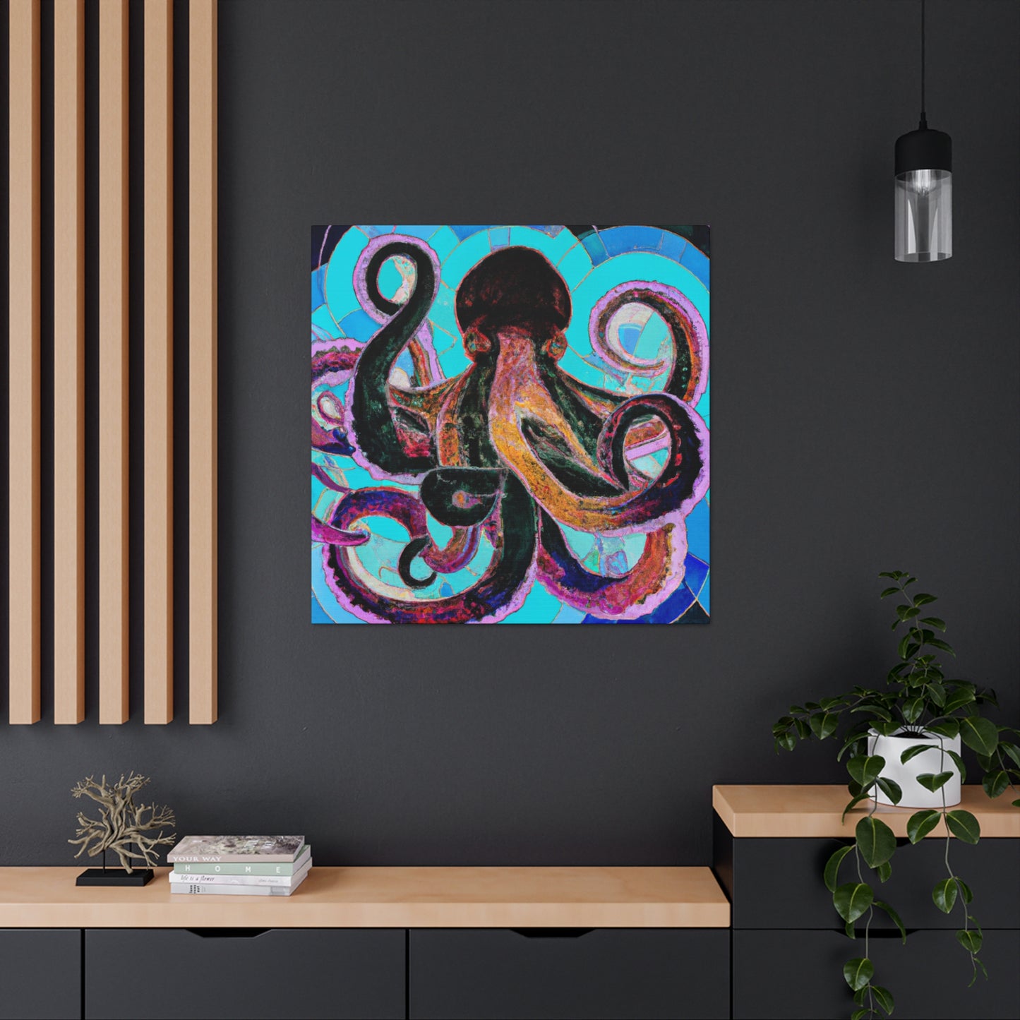 Octopus Dance Tango. - Canvas