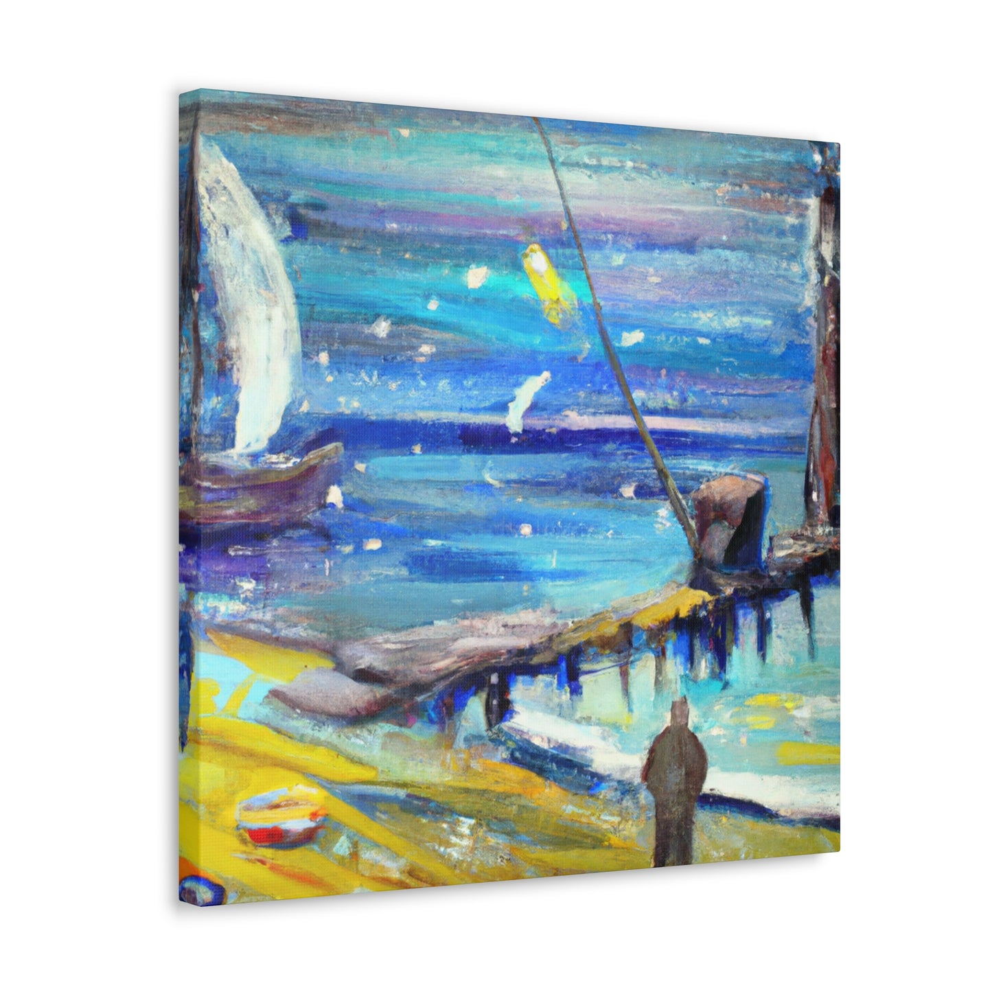 "Fishing the Deep Seas" - Canvas