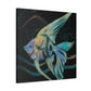 "Angelfish in Bloom" - Canvas