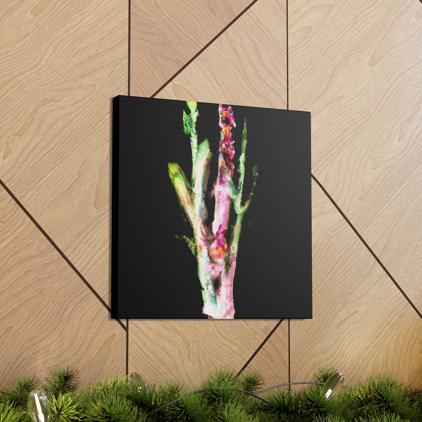 "Asparagus in Baroque". - Canvas