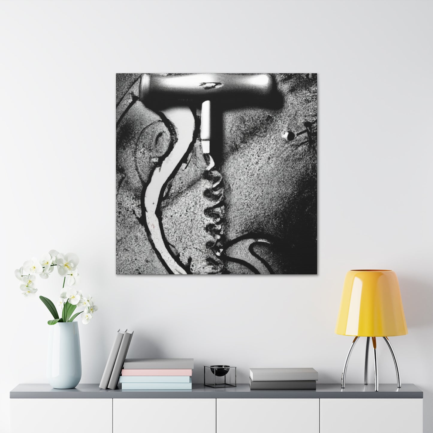 Corkscrew Curves Swirl - Canvas