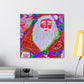 Santa's Bright Fauvism - Canvas