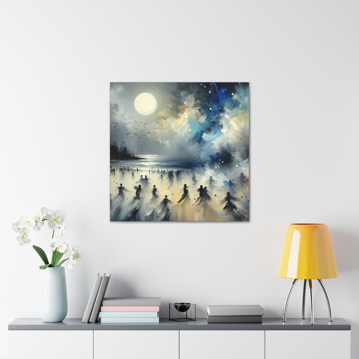 Luminescent Nocturnal Celebration - Canvas