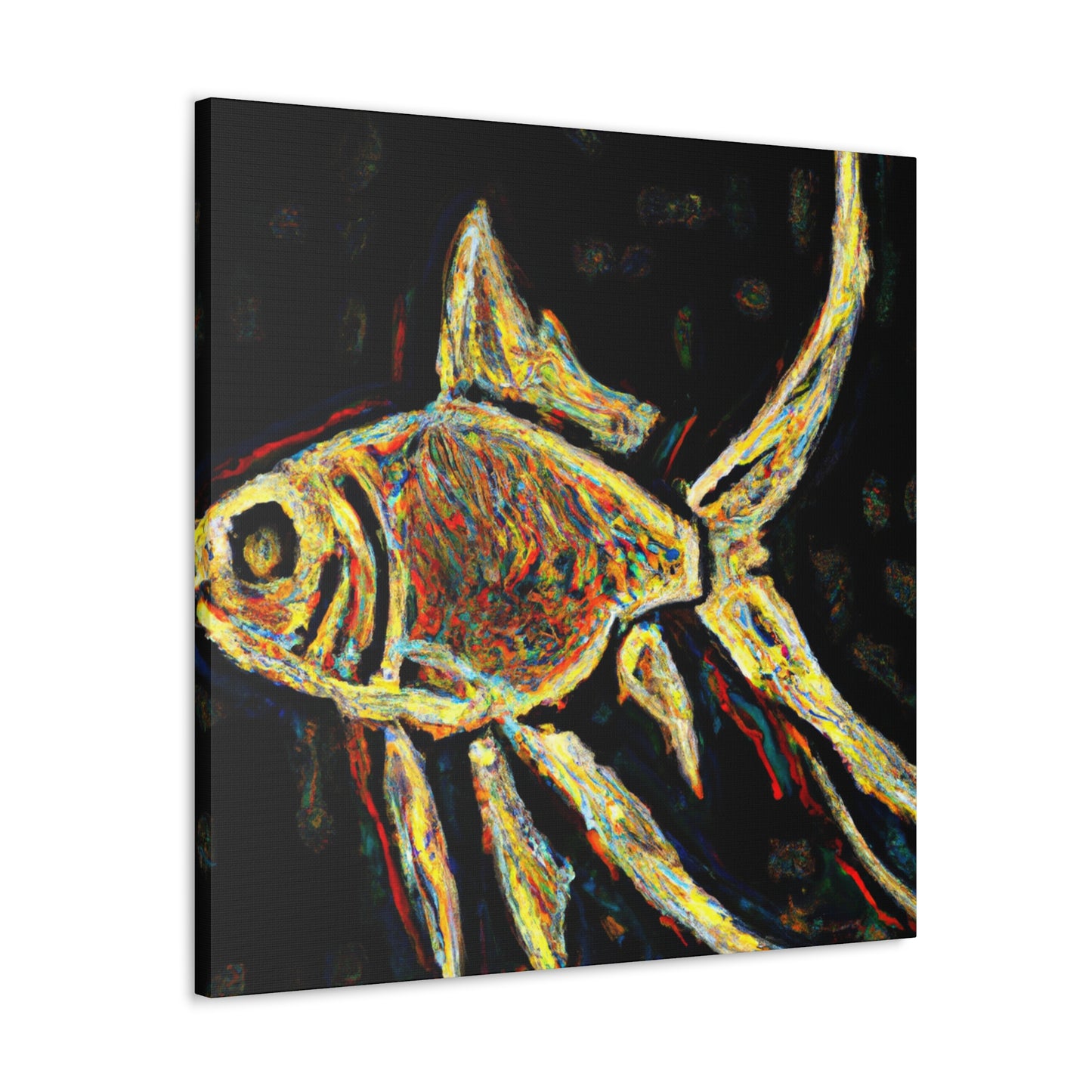 "Swordtail in Post-Impressionism" - Canvas