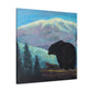 "The Black Bear Monolith" - Canvas