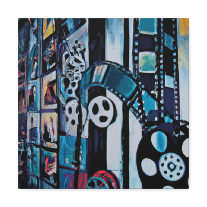 Movie Reels Reflected - Canvas