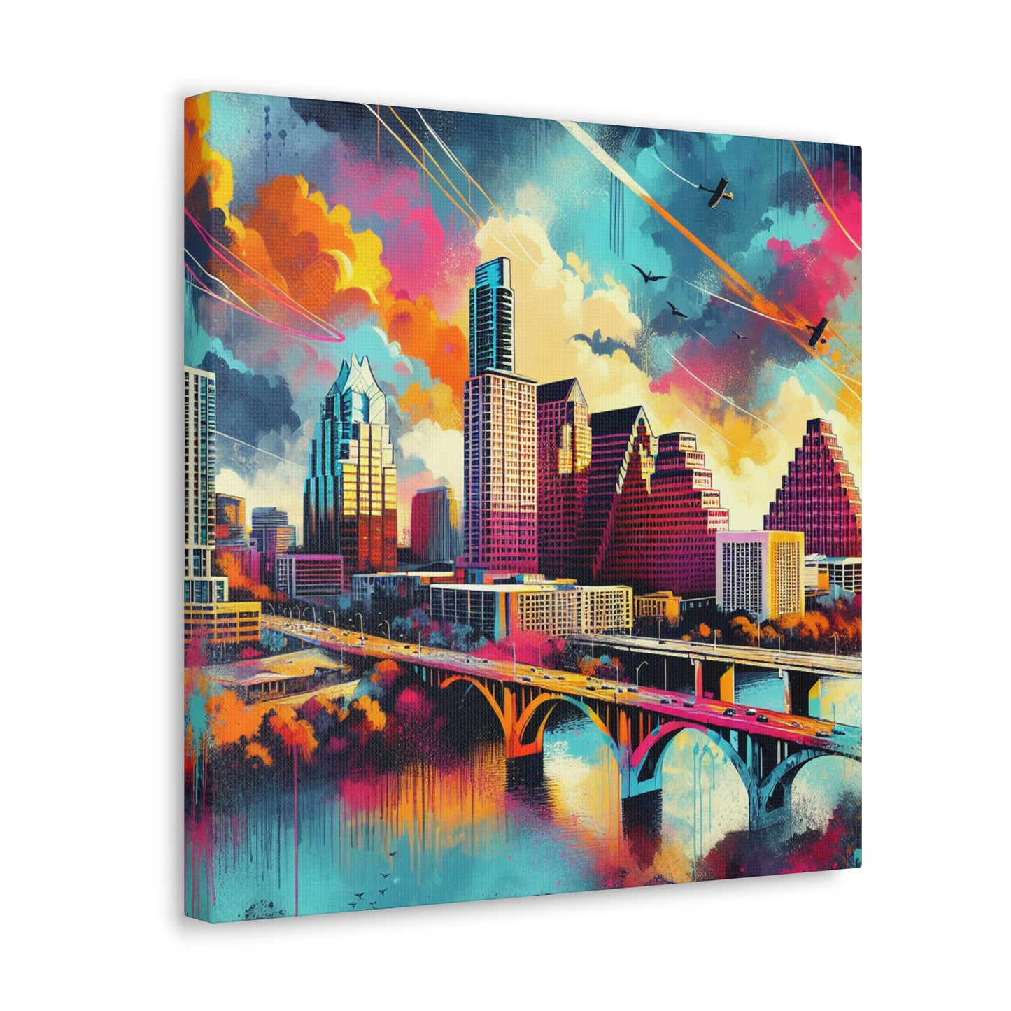 "Vivid Glimpses: Austintation" - Canvas