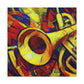 Trombone in Impressionism - Canvas