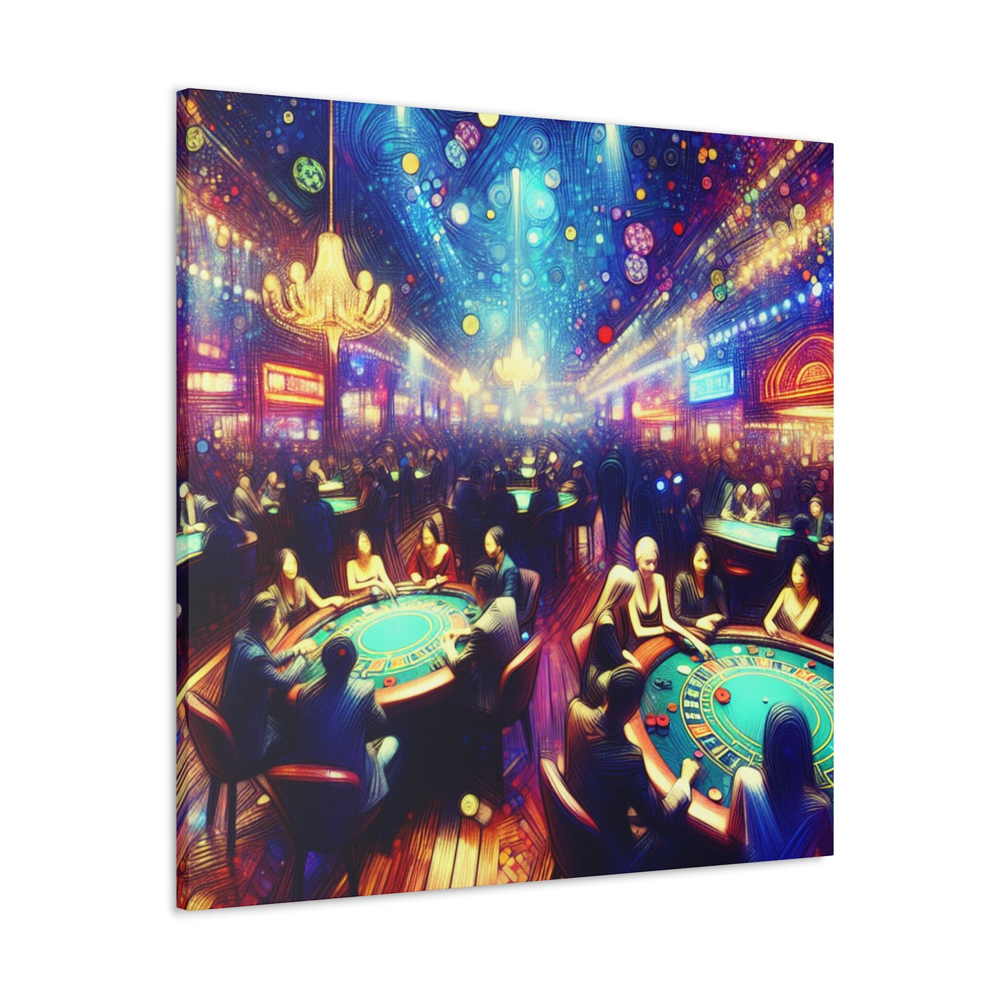 "Gambling Mirage Maze" - Canvas