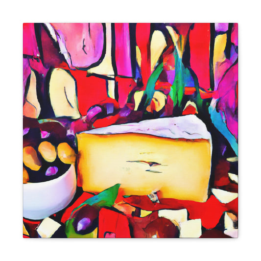 Awed Cheese Grapes - Canvas