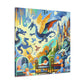 Enchanting Dragon Dreamscape - Canvas