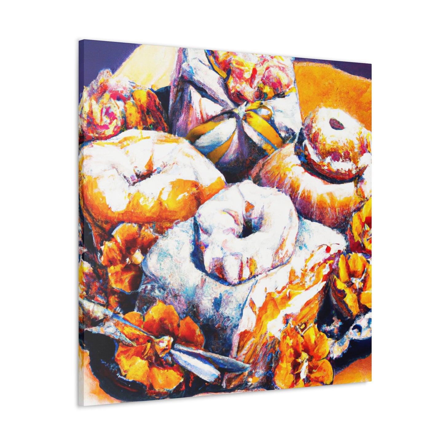 "Sugary Art Noveau Pastries" - Canvas