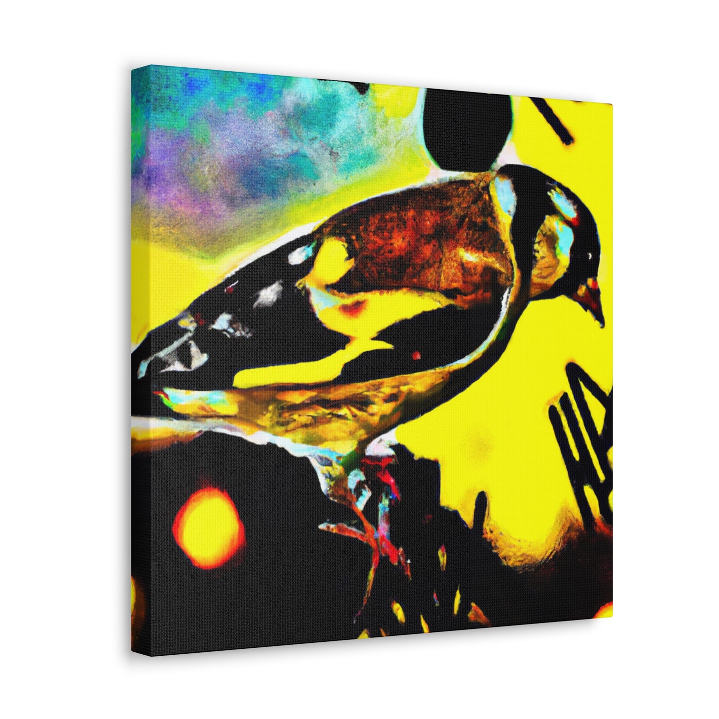 American Goldfinch Abstraction - Canvas