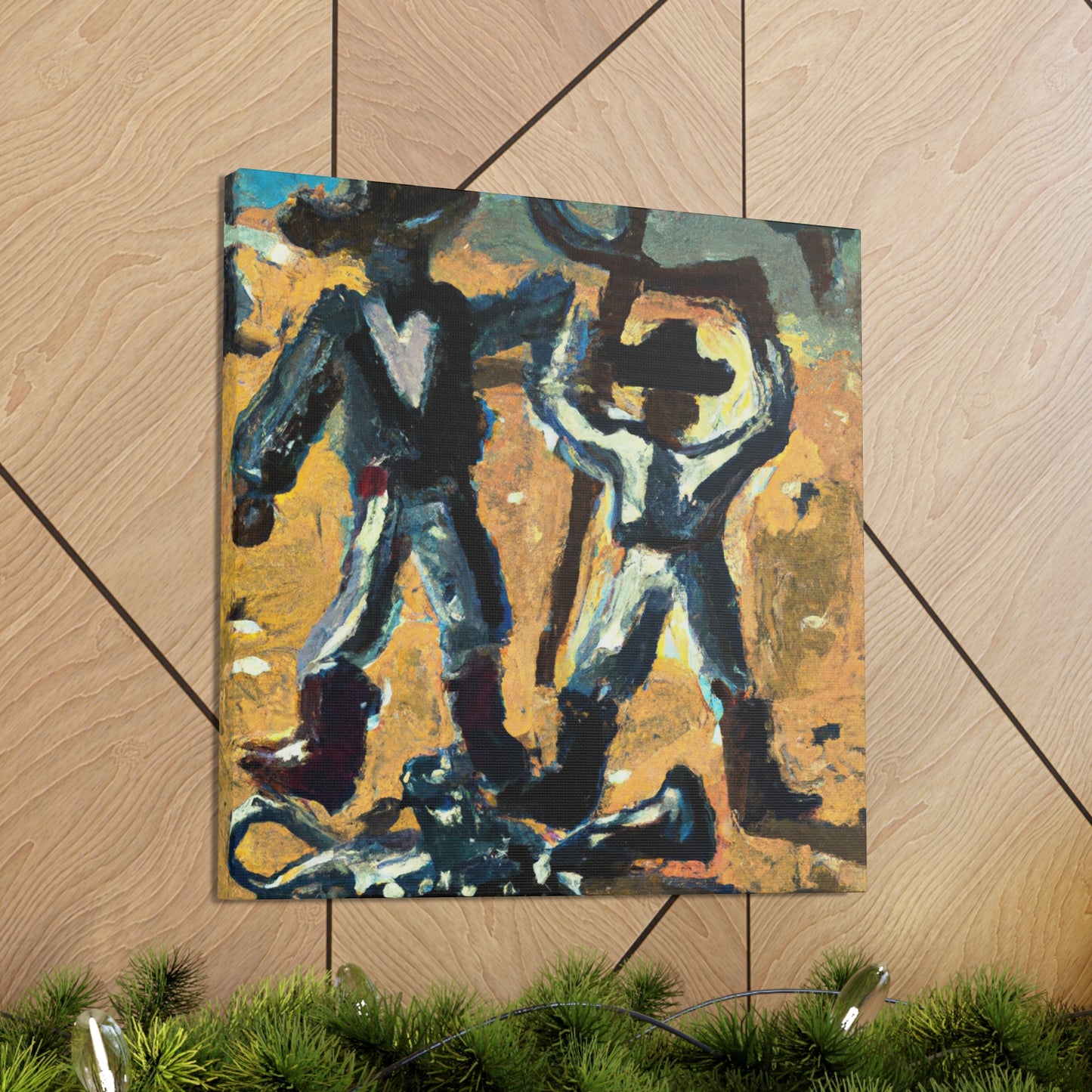 "Branding Iron Impressionism" - Canvas