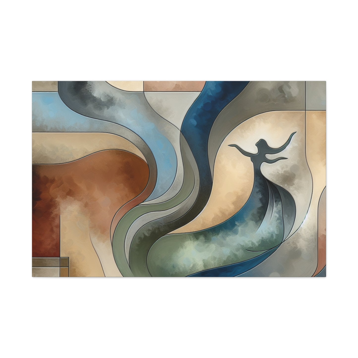 Graceful Flourish of Movement - Canvas