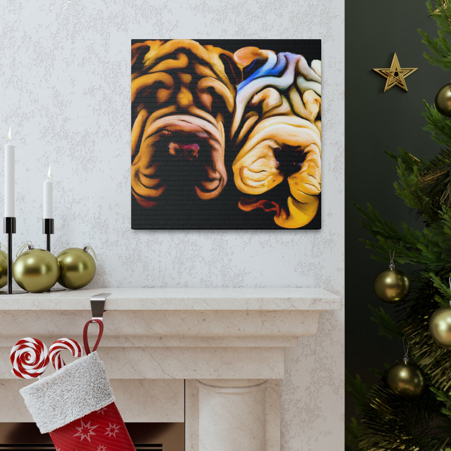 Shar Pei Serenade - Canvas