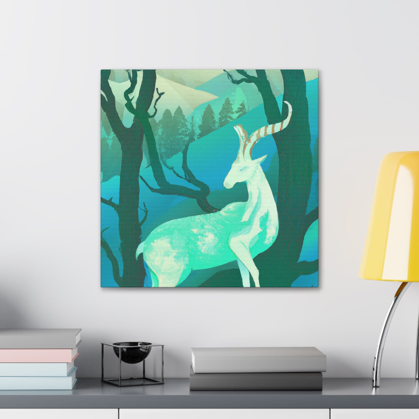 "Mountain Goat Majesty" - Canvas