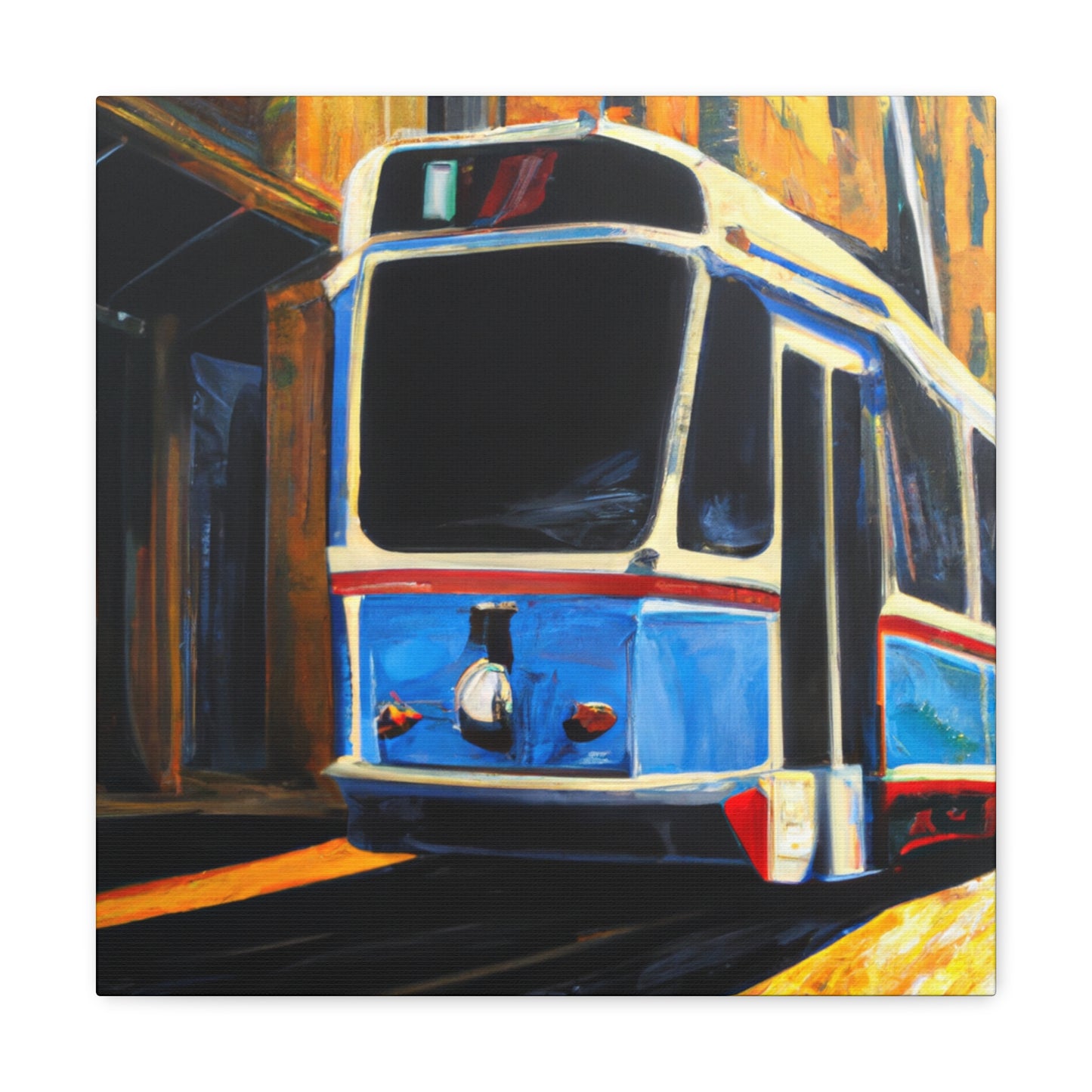 Tram of Twilighting - Canvas