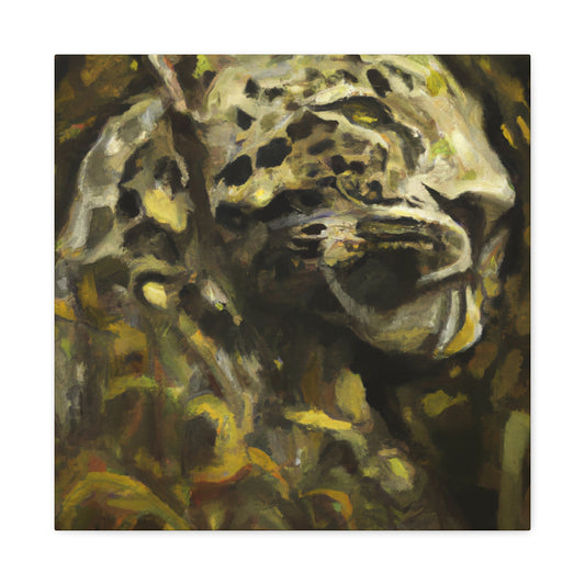 "Clouded Leopard Abstractions" - Canvas