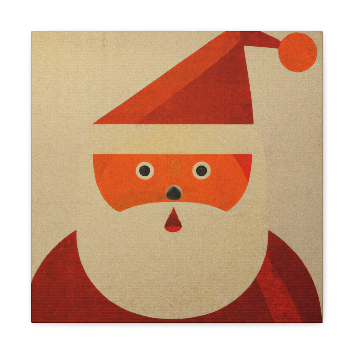 Santa in Art Deco - Canvas