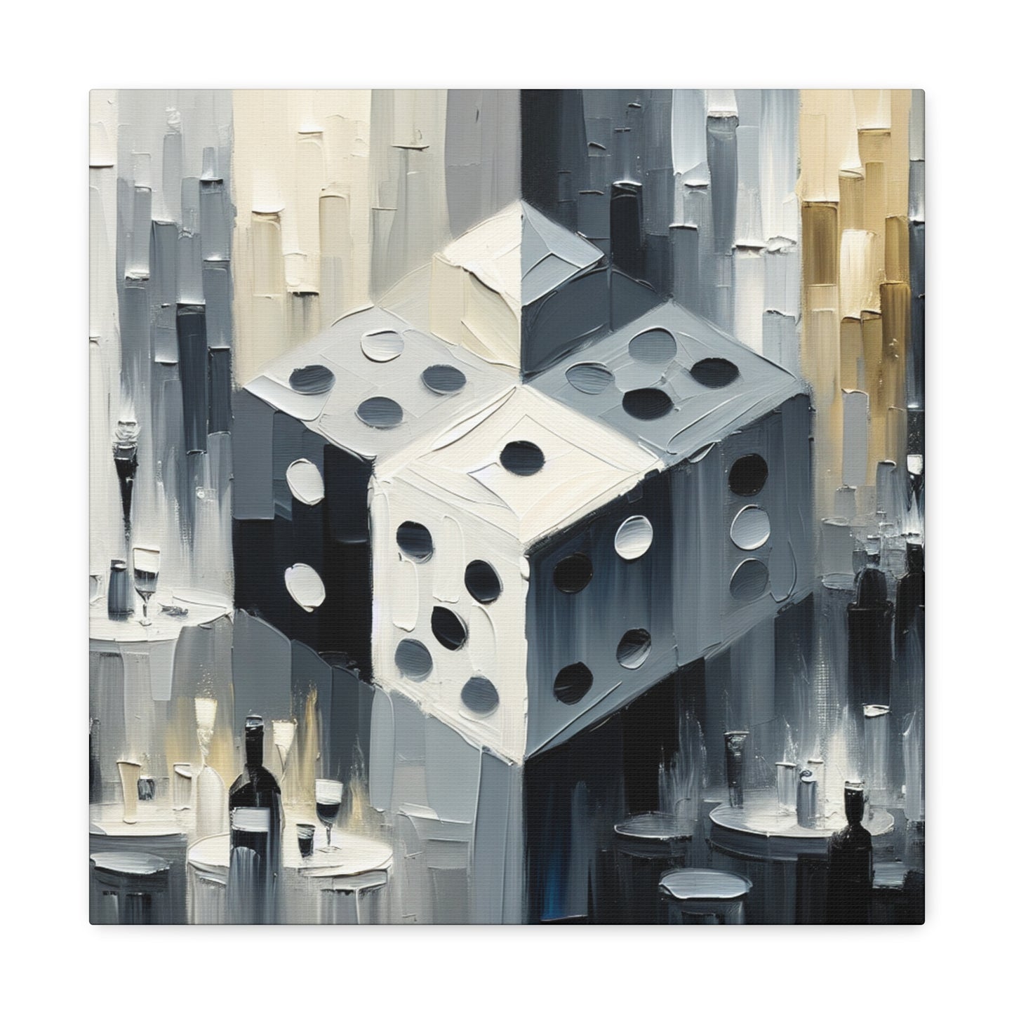 Abstract Roll of Chance - Canvas