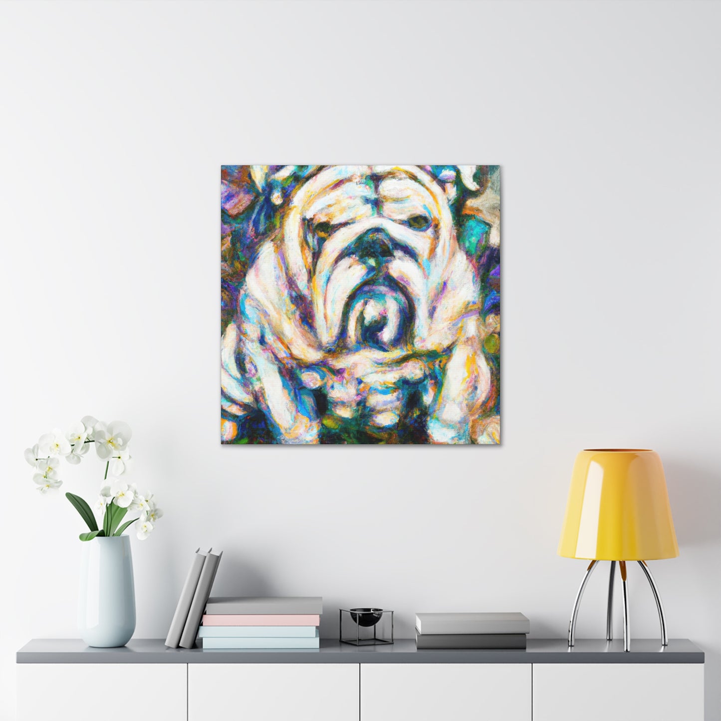 English Bulldog Impression - Canvas