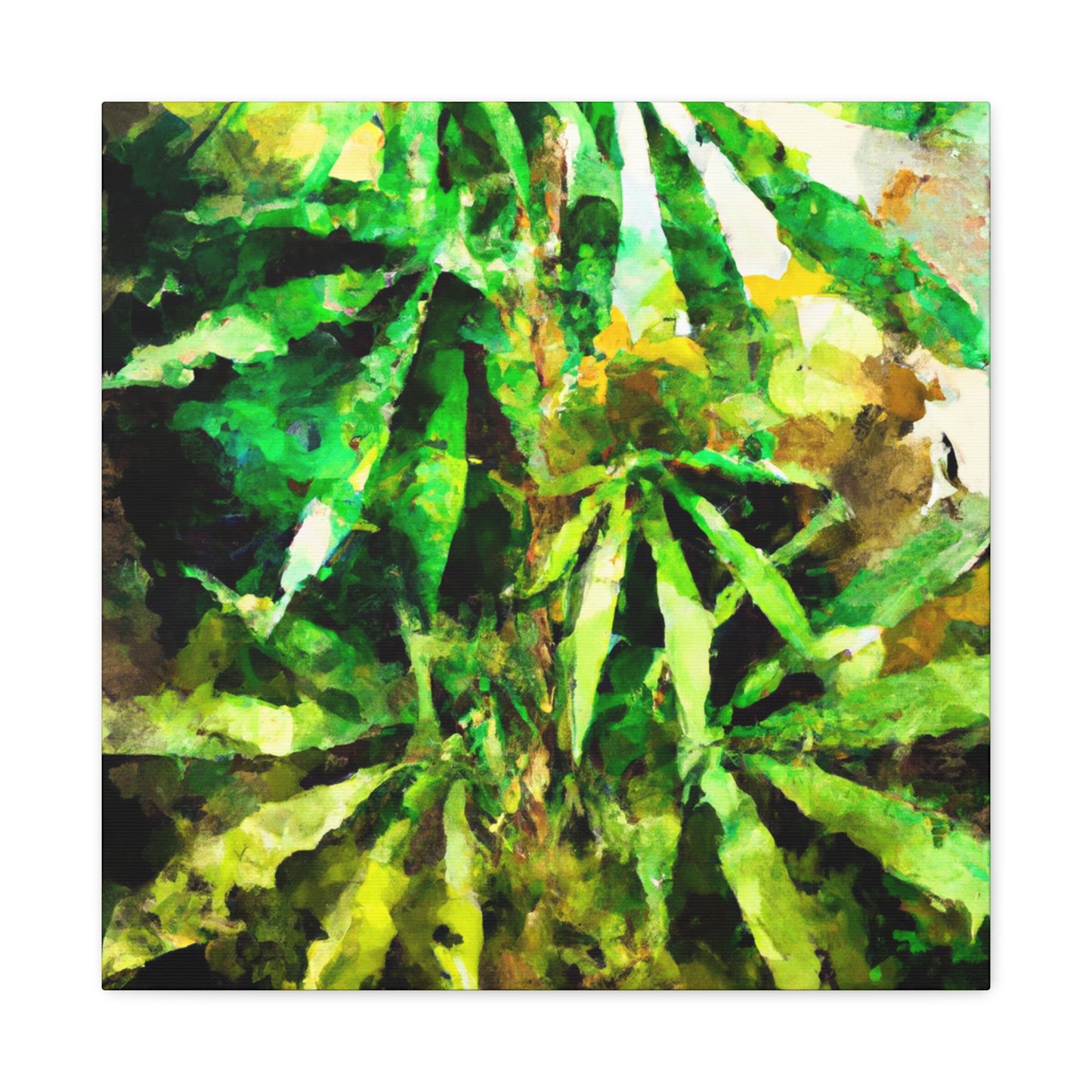 Cannabis Sativa Impression - Canvas