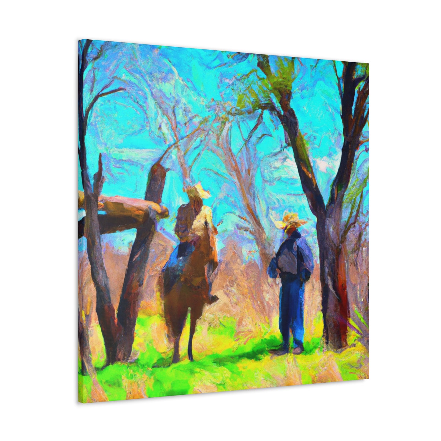 Ponderosa in Impressionism - Canvas