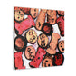 "Celebrating Wine Corks" - Canvas