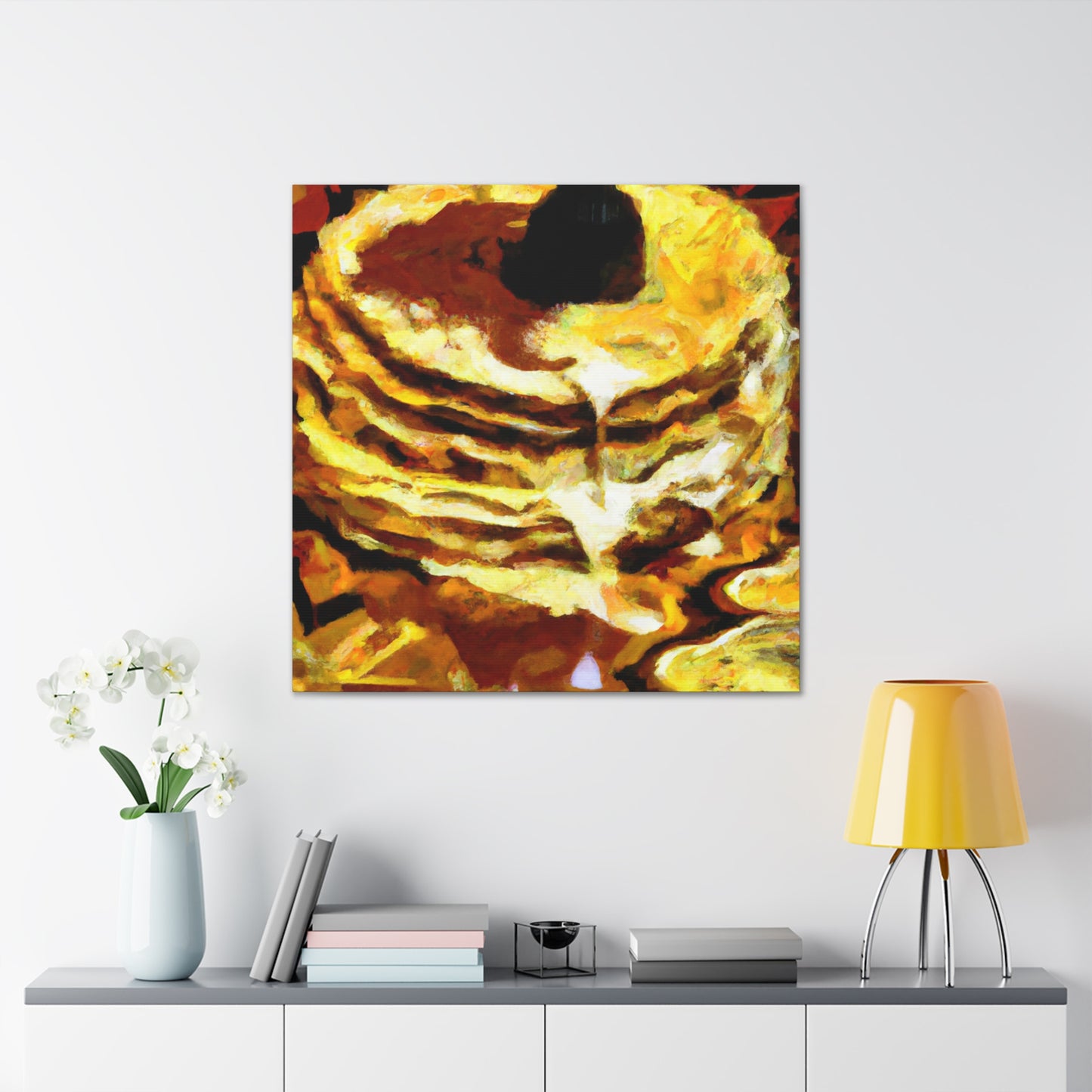 Pancakes in Abstraction - Canvas