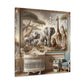 Safari Majesty in Rococo - Canvas