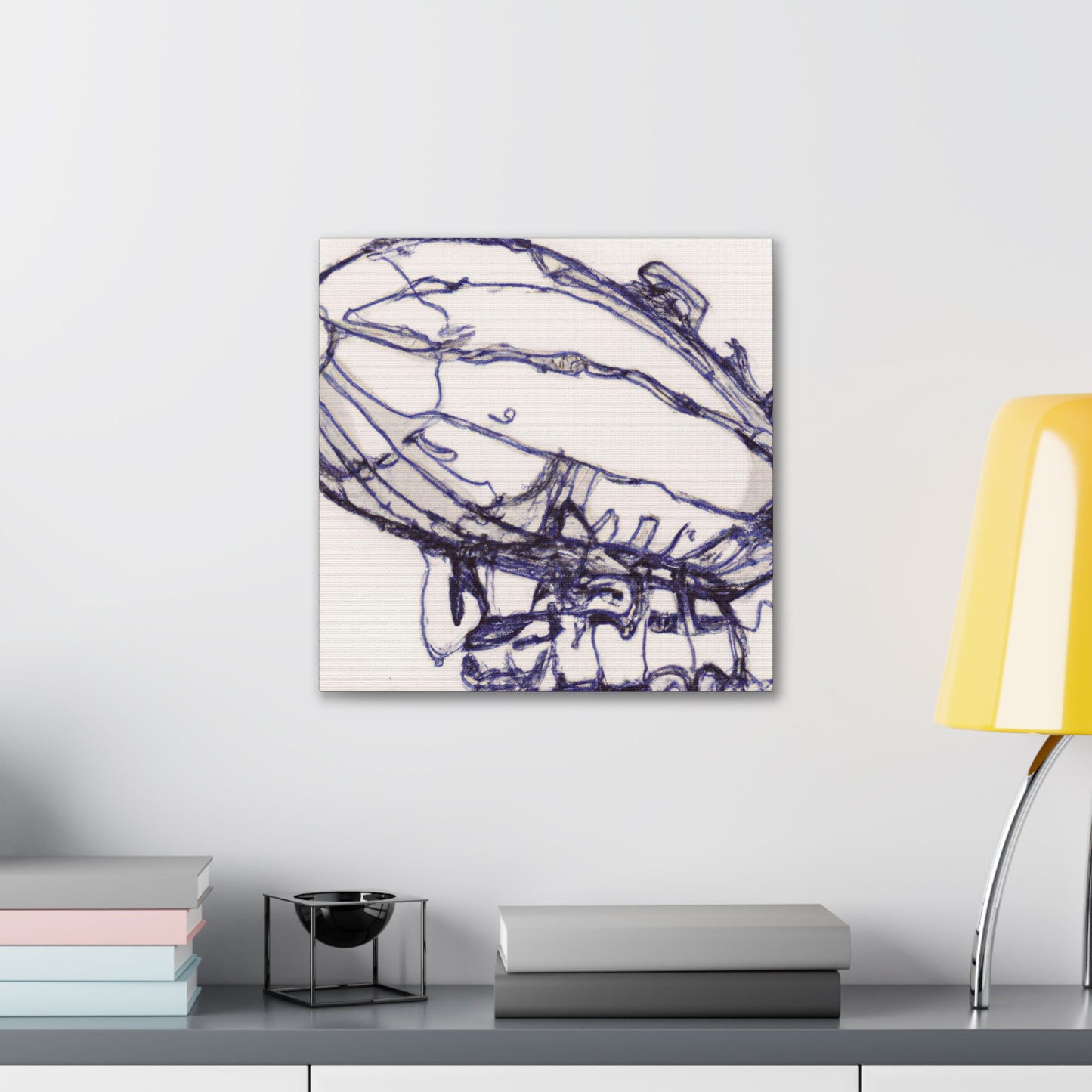 "Blimp in the Sky" - Canvas