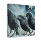 "Starlings in Expressionism" - Canvas